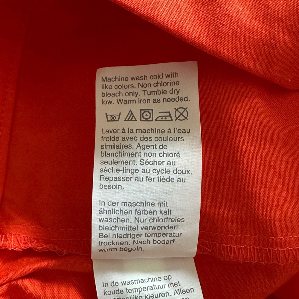 J. Crew Reddish/Orange Women's Shorts with Tie - Picture 8 of 8